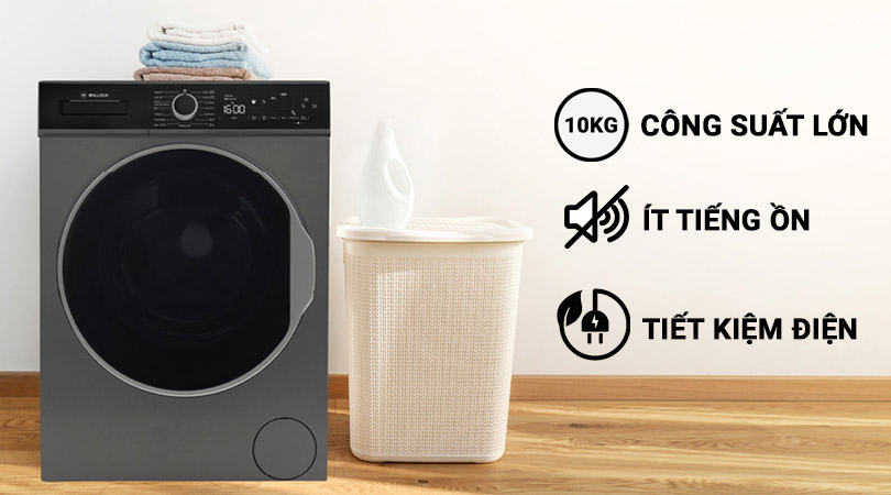 Máy giặt Malloca công suất lớn, ít tiếng ồn và tiết kiệm điện